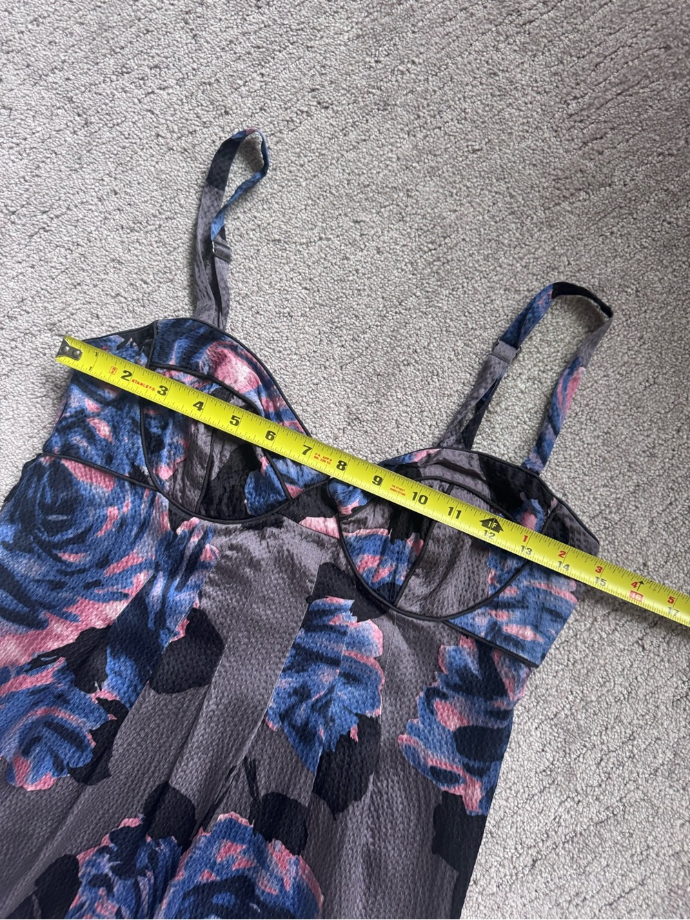 Rebecca Taylor Vintage Y2K Silk Floral Bustier Dress 6 - Picture 8 of 10
